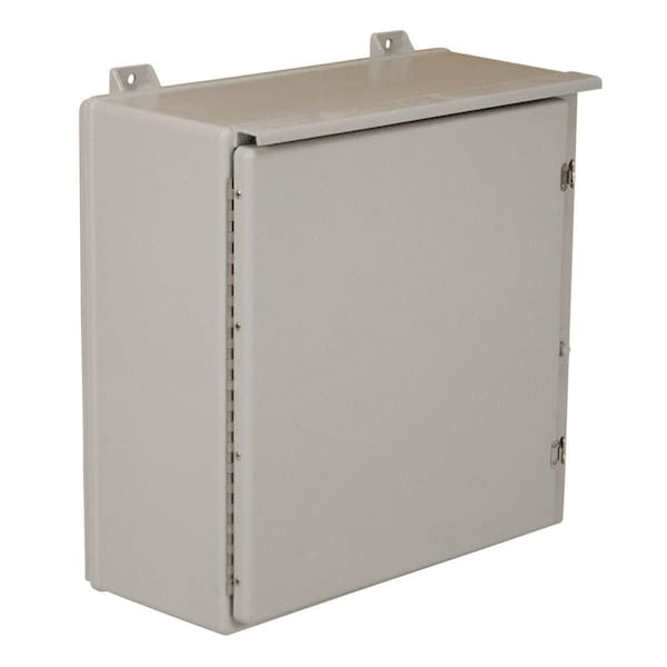 Wiegmann Fiberglass Enclosure, 33 in H, 12 in D, NEAM 4X, Hinged HW